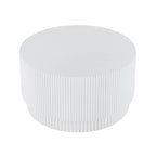 Table basse tonneau en H, style nordique, blanc/noir/vert, intérieur et extérieur, 1 personne