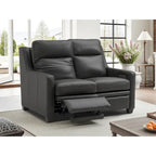 Causeuse inclinable électrique Amande / Anthracite / Camel, Zero-Wall, 2 places