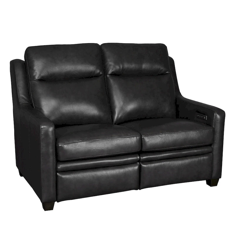 Causeuse inclinable électrique Amande / Anthracite / Camel, Zero-Wall, 2 places