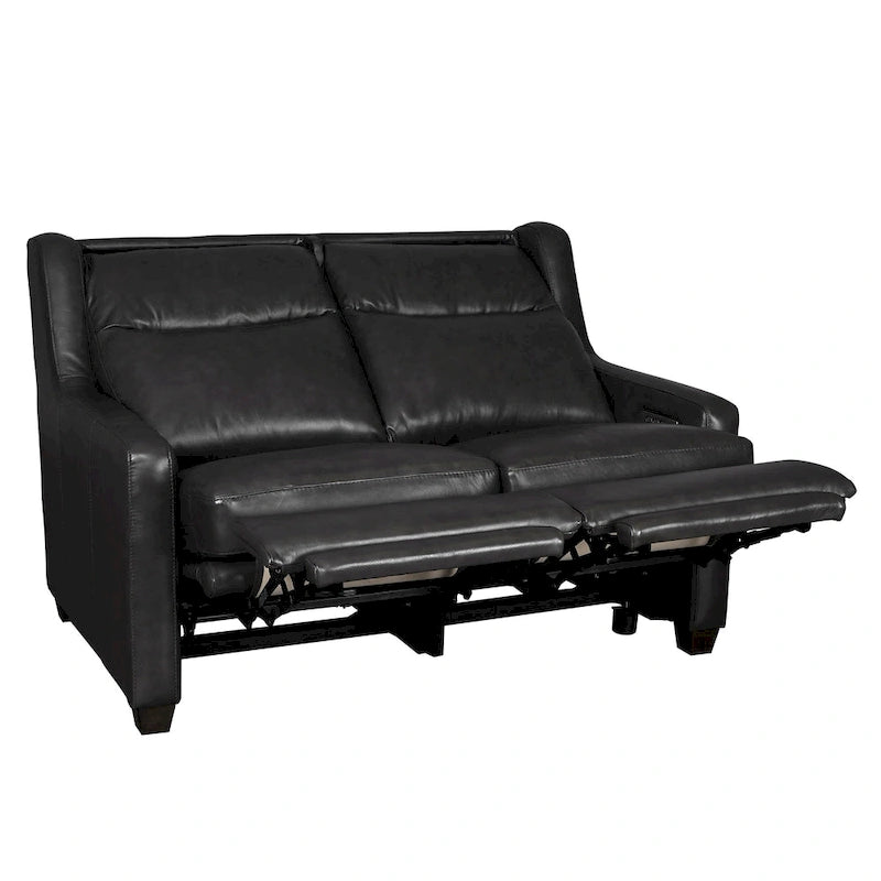 Causeuse inclinable électrique Amande / Anthracite / Camel, Zero-Wall, 2 places