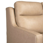 Causeuse inclinable électrique Amande / Anthracite / Camel, Zero-Wall, 2 places