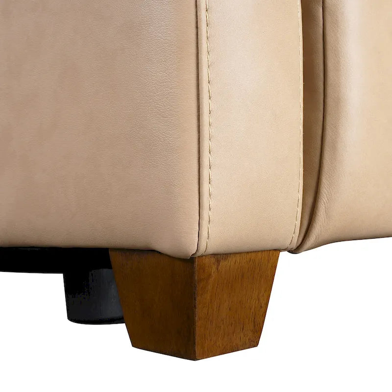 Causeuse inclinable électrique Amande / Anthracite / Camel, Zero-Wall, 2 places