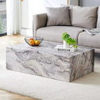 Table basse rectangulaire couleur bois, MDF, 1 place, 99 cm × 61 cm