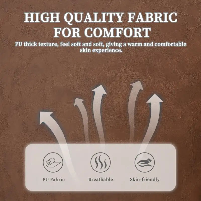 Canapé deux places loveseat en bouclette marron avec ports USB