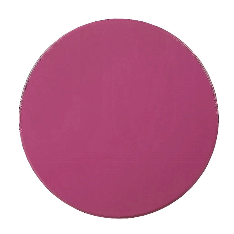 Table d'appoint ronde piédestal accent violet, 1 personne