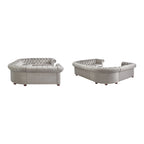 Canapé d'angle Chesterfield en U, 9 places, capitonné, plusieurs coloris