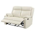 Causeuse inclinable double en similicuir Ward
