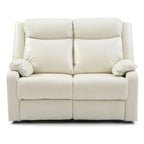 Causeuse inclinable double en similicuir Ward
