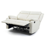Causeuse inclinable double en similicuir Ward