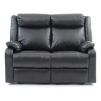 Causeuse inclinable double en similicuir Ward