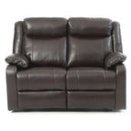Causeuse inclinable double en similicuir Ward