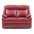 Causeuse inclinable double en similicuir Ward