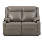 Causeuse inclinable double en similicuir Ward