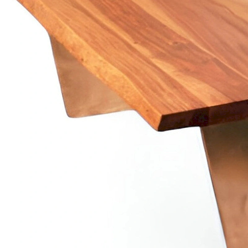 Table basse bord brut en manguier naturel, 1 pièce