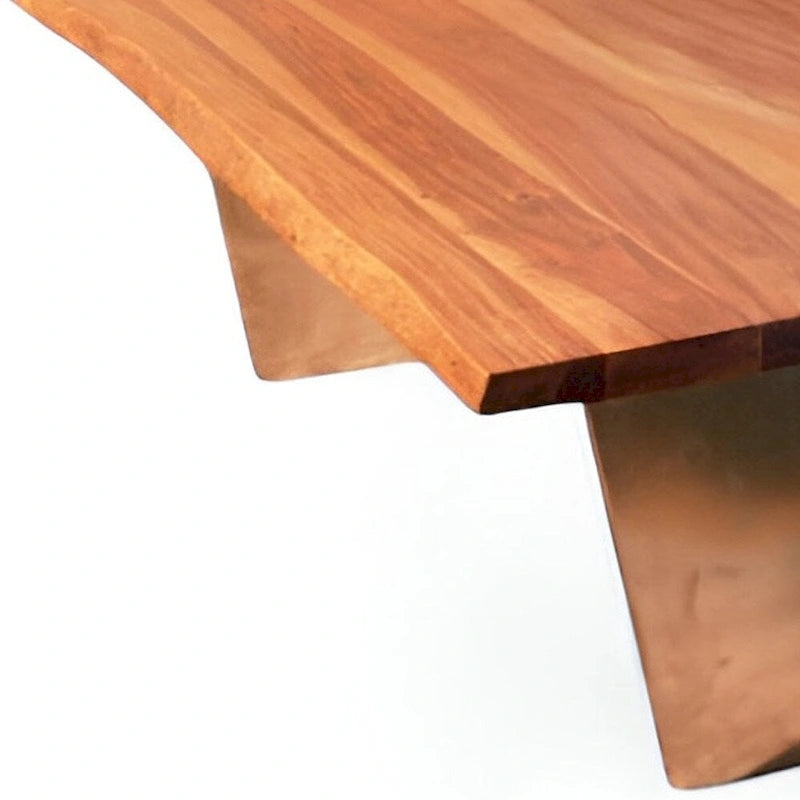 Table basse bord brut en manguier naturel, 1 pièce