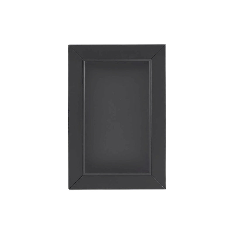 Table d'appoint avec plateau en verre noir/blanc, 2 étagères, simple