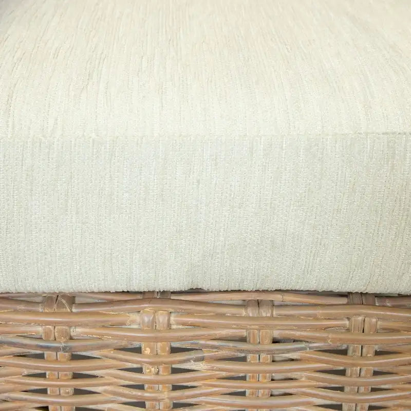 Fauteuil en rotin naturel/gris, une place