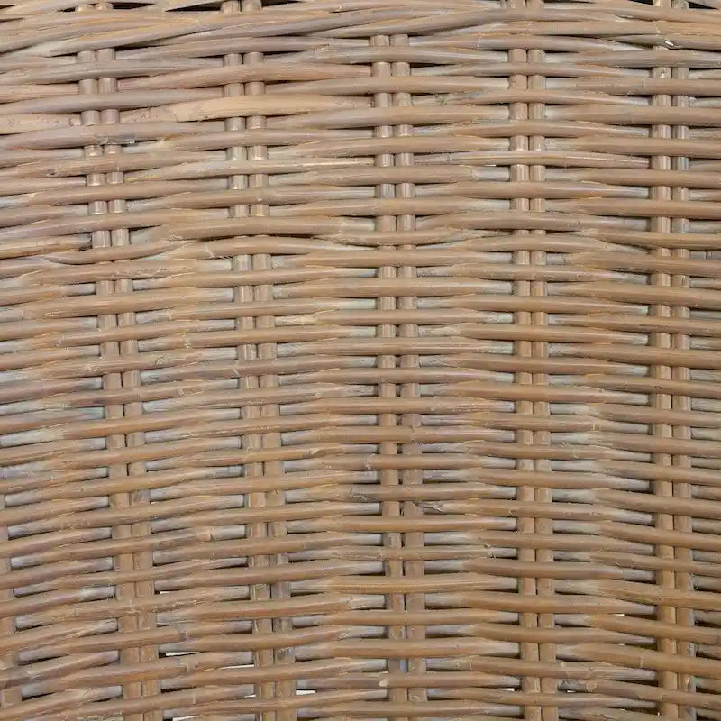 Fauteuil en rotin naturel/gris, une place