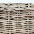 Fauteuil en rotin naturel/gris, une place