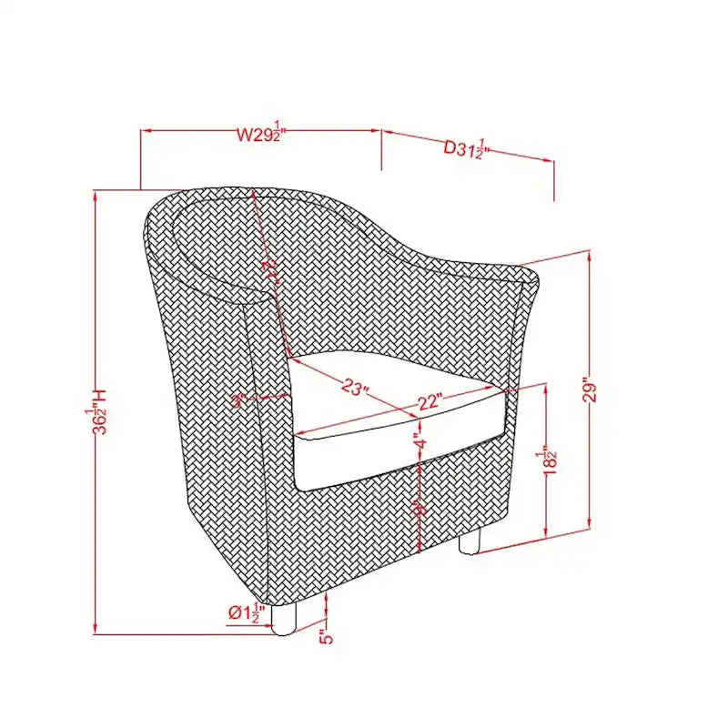 Fauteuil en rotin naturel/gris, une place