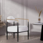 Fauteuil d'appoint du milieu du siècle, gris / beige / marron, une place, cadre en métal