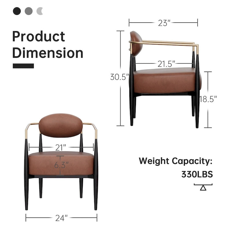 Fauteuil d'appoint du milieu du siècle, gris / beige / marron, une place, cadre en métal