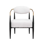 Fauteuil d'appoint du milieu du siècle, gris / beige / marron, une place, cadre en métal