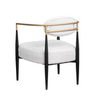 Fauteuil d'appoint du milieu du siècle, gris / beige / marron, une place, cadre en métal