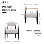 Fauteuil d'appoint du milieu du siècle, gris / beige / marron, une place, cadre en métal