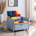 Chaise-lit convertible 3-en-1, inclinable réglable, simple – Arc-en-ciel / Beige / Gris / Noir