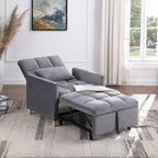 Chaise-lit convertible 3-en-1, inclinable réglable, simple – Arc-en-ciel / Beige / Gris / Noir