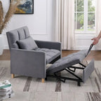 Chaise-lit convertible 3-en-1, inclinable réglable, simple – Arc-en-ciel / Beige / Gris / Noir