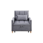 Chaise-lit convertible 3-en-1, inclinable réglable, simple – Arc-en-ciel / Beige / Gris / Noir