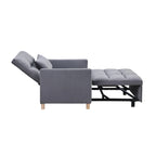 Chaise-lit convertible 3-en-1, inclinable réglable, simple – Arc-en-ciel / Beige / Gris / Noir