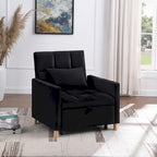 Chaise-lit convertible 3-en-1, inclinable réglable, simple – Arc-en-ciel / Beige / Gris / Noir