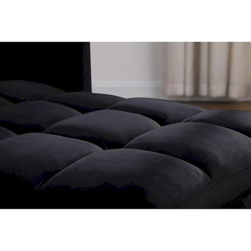 Chaise-lit convertible 3-en-1, inclinable réglable, simple – Arc-en-ciel / Beige / Gris / Noir