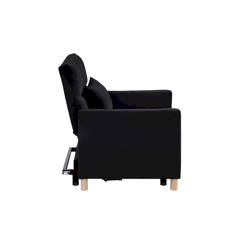 Chaise-lit convertible 3-en-1, inclinable réglable, simple – Arc-en-ciel / Beige / Gris / Noir