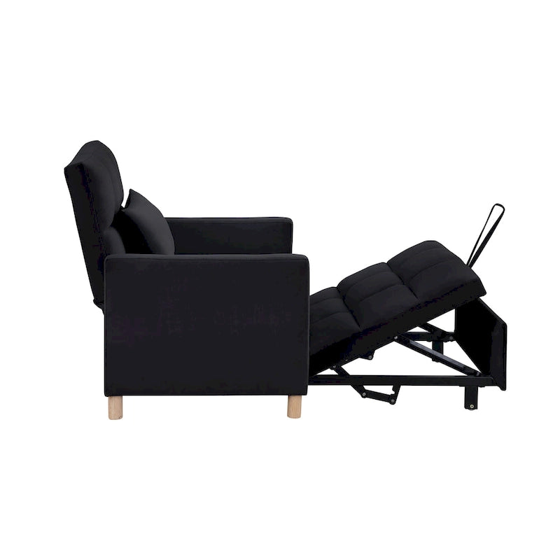 Chaise-lit convertible 3-en-1, inclinable réglable, simple – Arc-en-ciel / Beige / Gris / Noir