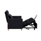 Chaise-lit convertible 3-en-1, inclinable réglable, simple – Arc-en-ciel / Beige / Gris / Noir