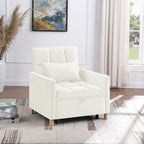 Chaise-lit convertible 3-en-1, inclinable réglable, simple – Arc-en-ciel / Beige / Gris / Noir