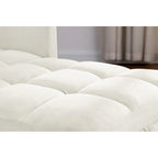 Chaise-lit convertible 3-en-1, inclinable réglable, simple – Arc-en-ciel / Beige / Gris / Noir
