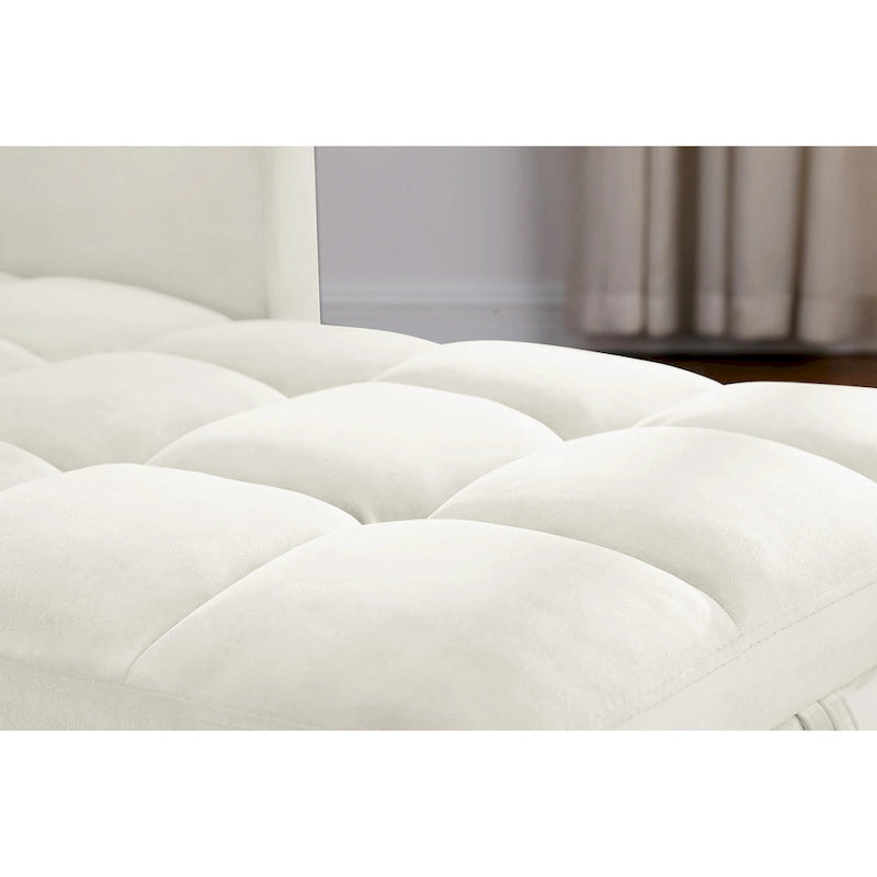 Chaise-lit convertible 3-en-1, inclinable réglable, simple – Arc-en-ciel / Beige / Gris / Noir