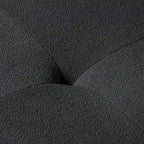Canapé modulable en forme de U en velours Teddy beige/noir/marron clair, 6 places
