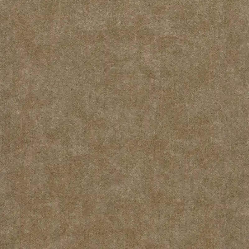 Pouf carré en velours mocha et bouclette crème, 1 place