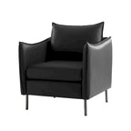 Fauteuil d'appoint en tissu anti-rayures, style moderne, lot de 2