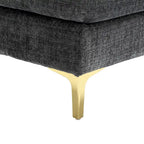 Canapé d'angle en chenille en U, multicolore, style moderne, 5 places et plus