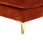 Canapé d'angle en chenille en U, multicolore, style moderne, 5 places et plus