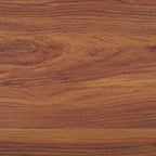 Table basse tambour à 2 portes Noyer/Or